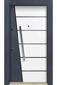 DORTURK ÇELİK KAPI SİSTEMLERİ Dış Iklim Kapısı, Yağmura Güneşe Dayanıklı Çelik Kapı Sağ 2